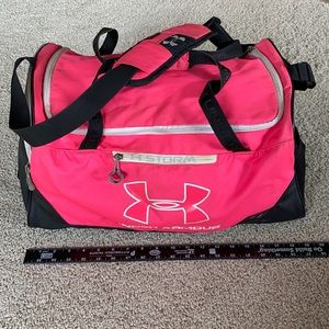 Under armour pink gym bag